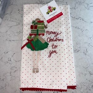 Cynthia Rowley Christmas Packages Hand Towels